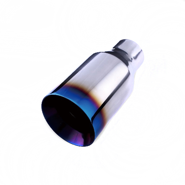 картинка Насадка на глушитель HKS Style, с синим напылением D-51*89 мм L-150 мм CHR-TY-C009 магазин  StreetTuning 