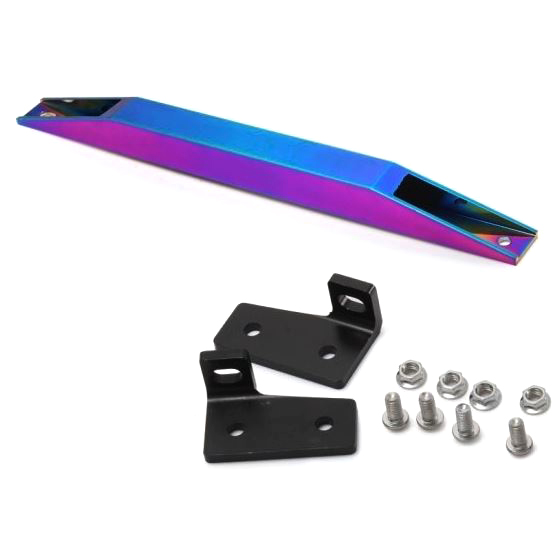 картинка Задний усилитель подрамника BEAKS style для Honda Civic ES FD 2002-2005 г, неохром магазин  StreetTuning 