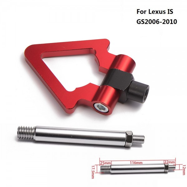 картинка Буксировочный крюк "Стрелка" для Lexus IS GS 06-10, красный магазин  StreetTuning 