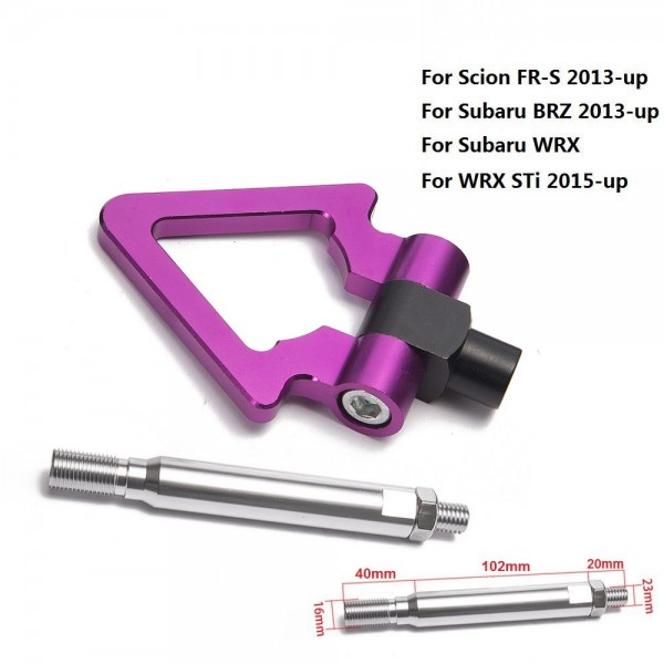 картинка Буксировочный крюк "Стрелка" для Subaru WRX, фиолетовый магазин  StreetTuning 