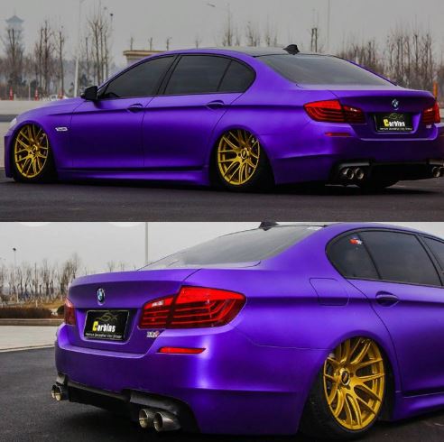 картинка Матовый хром Carbins USA фиолетовый (1.52м х 18м) магазин  StreetTuning 