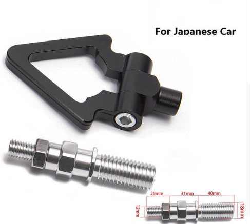 картинка Буксировочный крюк "Стрелка" для японских авто, черный магазин  StreetTuning 