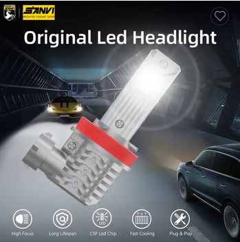 картинка Светодиодные лампы Sanvi Smart Led - H7 5500к, комплект 2 шт магазин  StreetTuning 