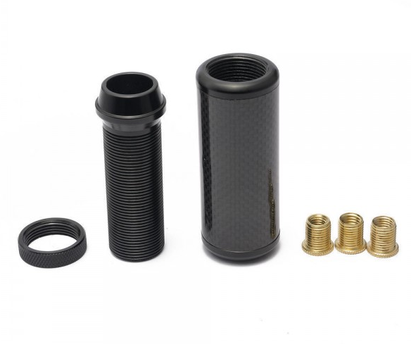 картинка Ручка КПП, L=120-170 мм, регулируемая Black Carbon магазин  StreetTuning 