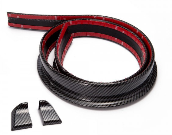 картинка Лип-спойлер с заглушками универсальный карбон "Carbon" магазин  StreetTuning 