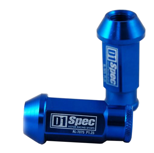 картинка Комплект гаек D1 Spec 52 мм, синие М12 х 1.25 магазин  StreetTuning 