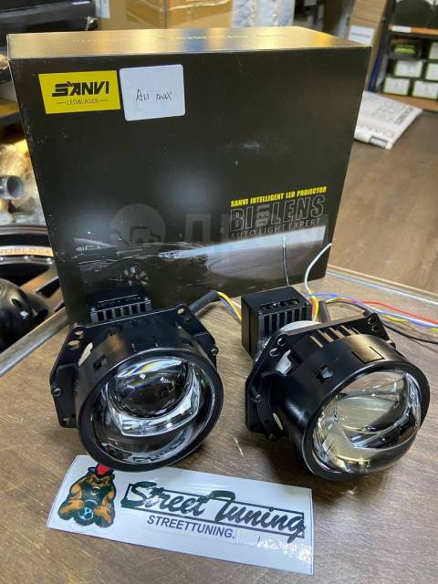 картинка Светодиодные линзы Sanvi А11 MAX, 3 дюйма магазин  StreetTuning 