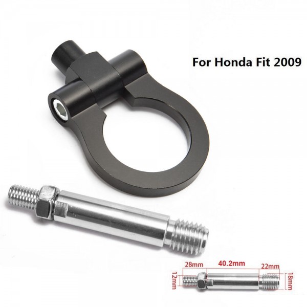 картинка Буксировочное кольцо для Honda Fit 2009, черное магазин  StreetTuning 