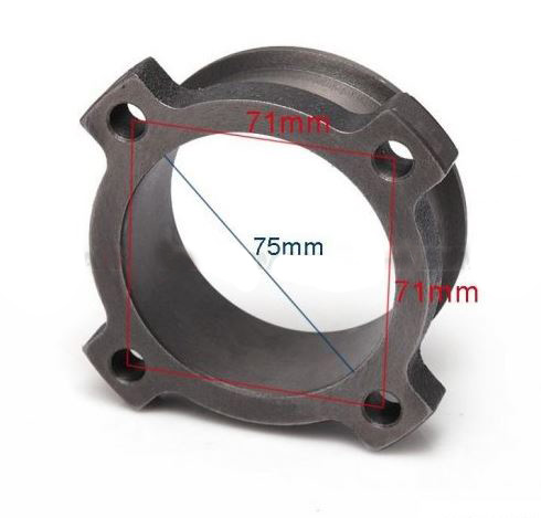 картинка Фланец переходной T3 GT3582 GT35  3"   -  3" V-Band магазин  StreetTuning 