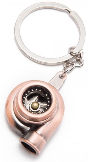 картинка Брелок турбина, полированная латунь магазин  StreetTuning 