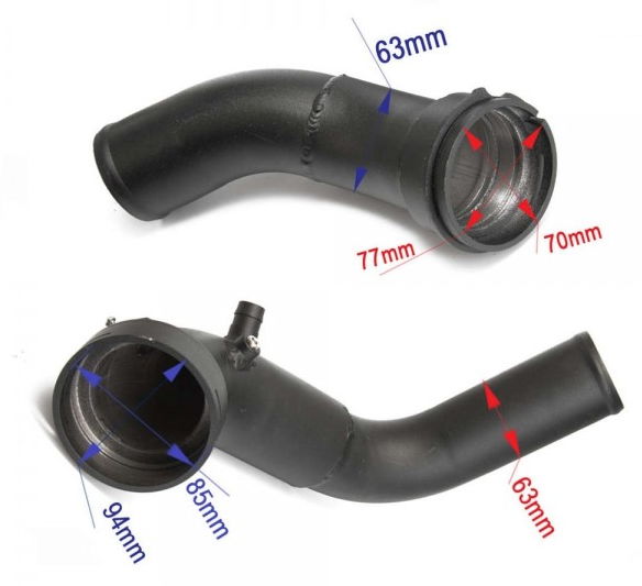 картинка Пайпинг кит для BMW F20 F30 M135i 335i M235i 435i магазин  StreetTuning 