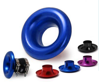 картинка Насадка на холодную часть турбины с патрубком 76-89 мм , синий магазин  StreetTuning 