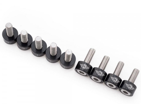 картинка Декоративные болты с шайбами М8 EPMAN, черные магазин  StreetTuning 