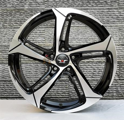 картинка Диски VLF ULF19  R19 J7.5 ET35 5X120 black+polished магазин  StreetTuning 