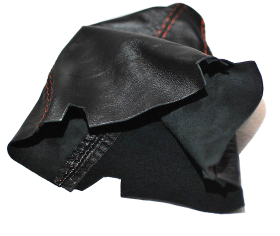 картинка Чехол на КПП Mugen для Honda Accord CL7. Кожа, красная строчка. магазин  StreetTuning 