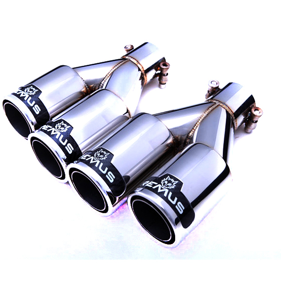 картинка Насадка на глушитель Remus  Style, двойная D-56*71 мм L-250 мм магазин  StreetTuning 