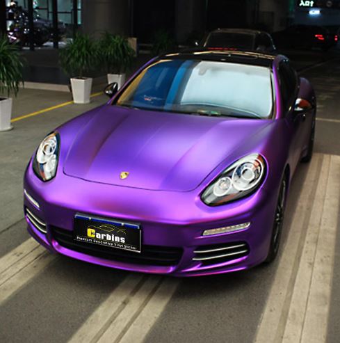 картинка Metal Flash матовый фиолетовый Carbins USA (1.52м х 18м) магазин  StreetTuning 