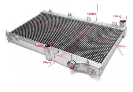 картинка Радиатор алюминиевый Subaru Impreza WRX STi GRB 08-14 H4 M / T магазин  StreetTuning 