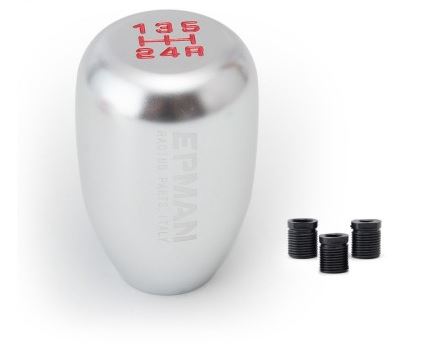 картинка Универсальная ручка КПП Epman (5 ступеней) серебристая магазин  StreetTuning 