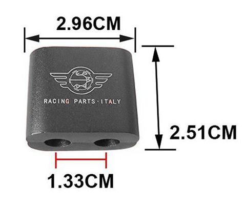 картинка Разделитель высоковольтных проводов на 2 шт  Epman, серый магазин  StreetTuning 