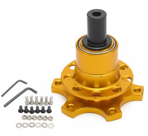 картинка Адаптер для руля ADDCO быстросъемный прижимной, цвет золото магазин  StreetTuning 