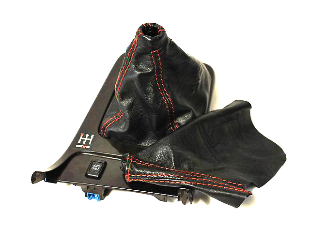 картинка Комплект чехол на КПП + ручник для  Toyota MARKII 90 TRD , Кожа, черная  строчка магазин  StreetTuning 