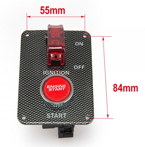 картинка Панель запуска ДВС с тумблером №2 магазин  StreetTuning 