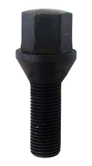 картинка Колесный болт Starleks M12x1.5 высота 28 мм, конус, ключ 17 мм, черный магазин  StreetTuning 