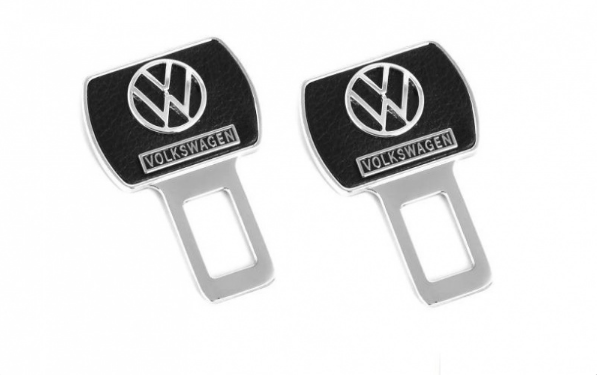 картинка Заглушка в ремень Volkswagen цвет черный (пара) магазин  StreetTuning 