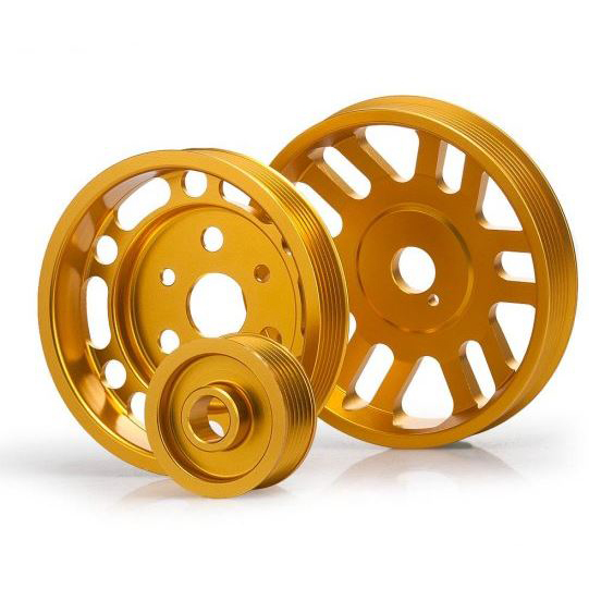 картинка Облегченные шкивы для Toyota GT86 Subaru BRZ,  золотые магазин  StreetTuning 
