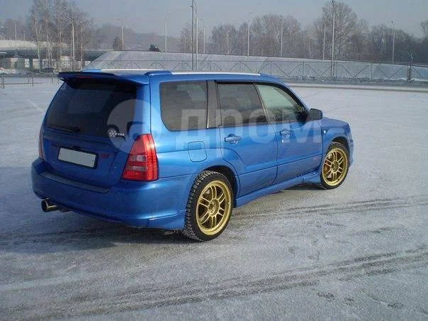 картинка Опциональные накладки на задний бампер Subaru Forester SG (реплика) магазин  StreetTuning 