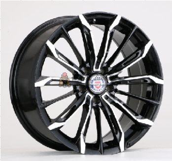 картинка Диски  iV-151 R18 8J ET35 5X112  Black+silver магазин  StreetTuning 
