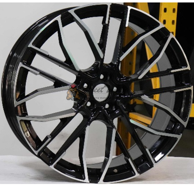 картинка Диски Niche Calabria 5 Style  R21 9J ET45 5X108 Black+Silver магазин  StreetTuning 
