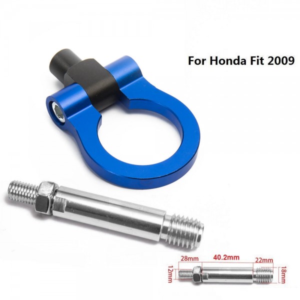 картинка Буксировочное кольцо для Honda Fit 2009, синее магазин  StreetTuning 