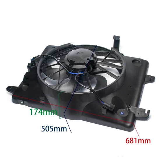 картинка Вентилятор охлаждающий универсальный BMW 128i 325i 328i Z4 330i 330Xi  2008-2010   620mm*520mm*95mm магазин  StreetTuning 