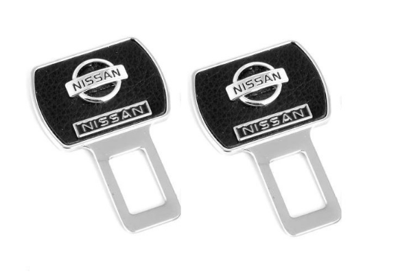 картинка Заглушка в ремень Nissan цвет черный (пара) магазин  StreetTuning 