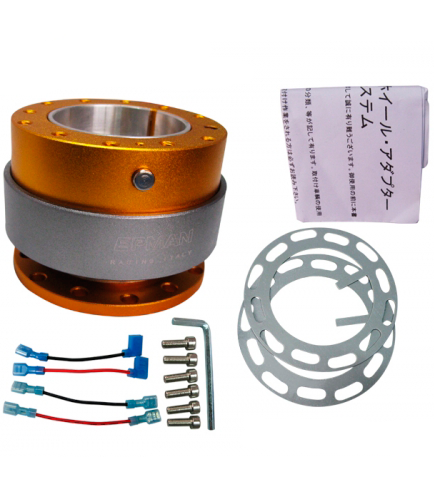 картинка Быстросъемная муфта для спортивного руля Epman QR1001, золотого цвета магазин  StreetTuning 