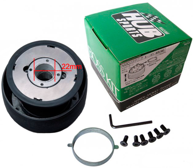 картинка Адаптер для установки спортивного руля на Nissan, HUB-N-1 магазин  StreetTuning 