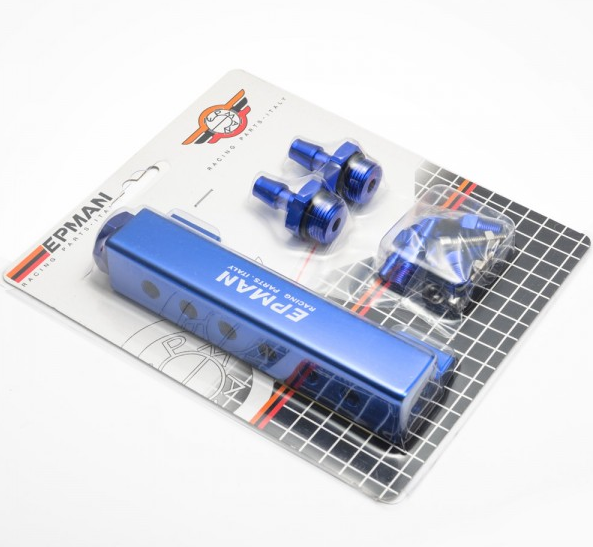 картинка Вакуумный разветвитель Epman синий магазин  StreetTuning 