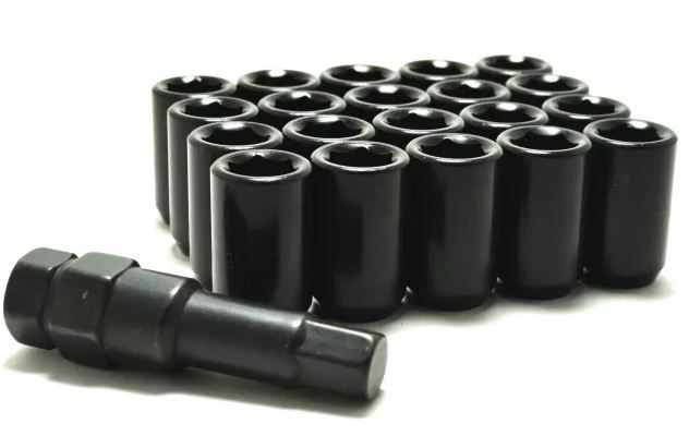 картинка Колесные гайки под внутренний шестигранник Starleks, М12 х 1.5, L-32 мм, черные магазин  StreetTuning 