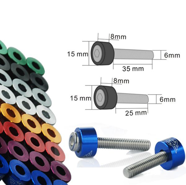 картинка Болты Epman для VTEC соленоида на Honda 6 шт, золотые магазин  StreetTuning 