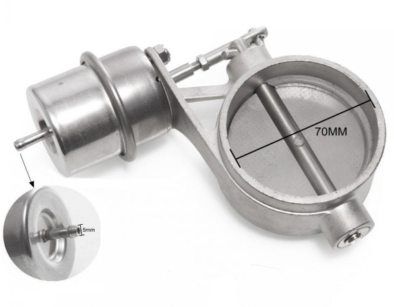 картинка Вакуумная заслонка-дроссель для выхлопа 70 мм (закрытая) магазин  StreetTuning 