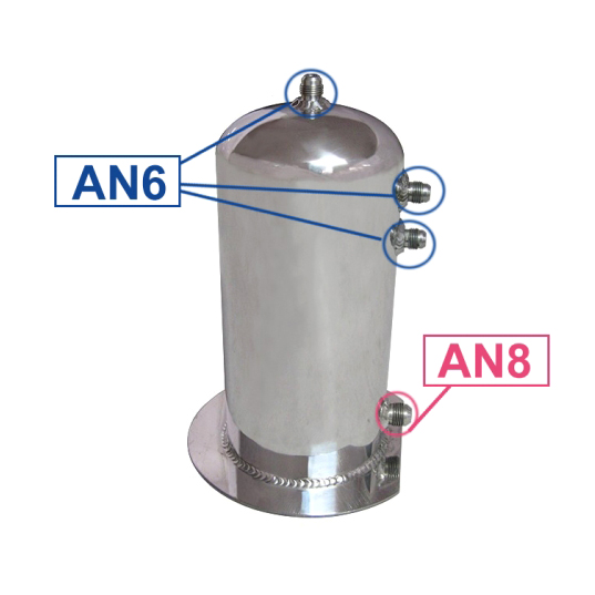 картинка Бак противоотливной 2,5 л под один насос магазин  StreetTuning 