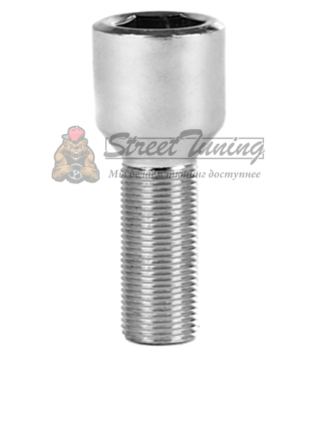 картинка Болт Starleks M14x1.25 высота 50 мм, конус, под внутренний шестигранник магазин  StreetTuning 