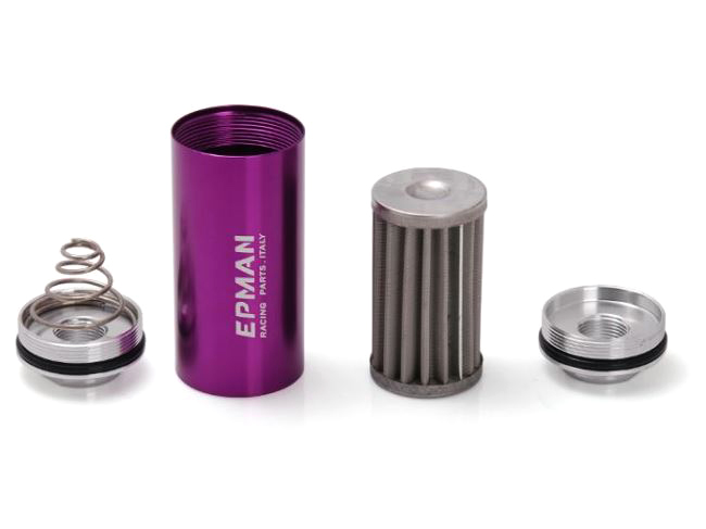 картинка Топливный фильтр первичной очистки EPMAN, под шланг 8.6MM , фиолетовый магазин  StreetTuning 