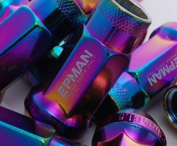 картинка Колесные гайки Epman JDM V48 12x1.5 неохром магазин  StreetTuning 