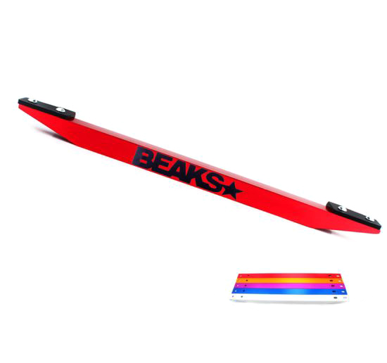 картинка Задний усилитель подрамника BEAKS style для Honda Civic ES FD 2002-2005 г, красный магазин  StreetTuning 