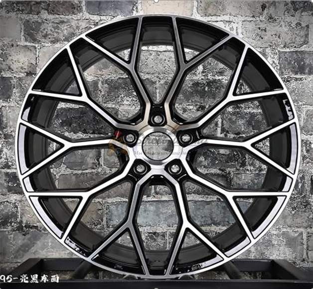 картинка Диски Fonyee FY 98BY05 R19 9.5J ET38 5X114.3 Black+Silver магазин  StreetTuning 