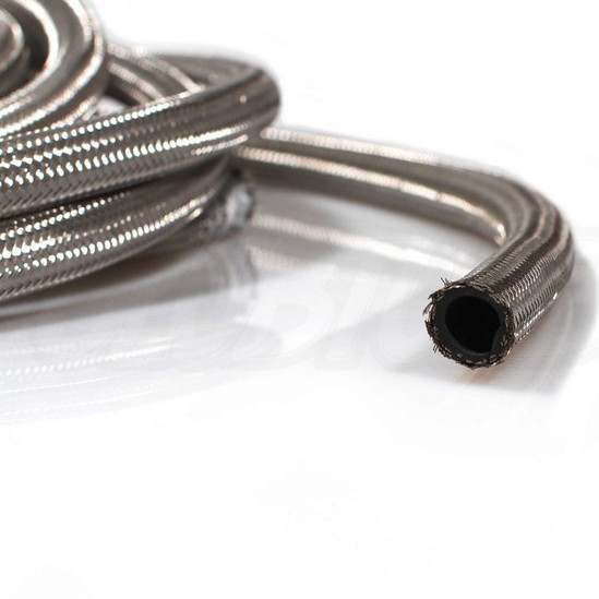 картинка Маслобензостойкий армированный шланг в металлической оплетке AN10 магазин  StreetTuning 