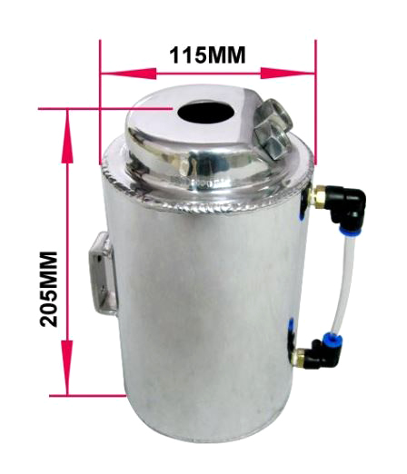 картинка Маслоуловитель Epman 2 литра, серебряный магазин  StreetTuning 